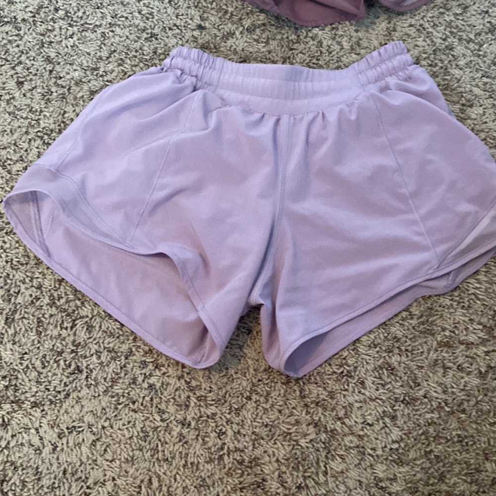 Lululemon, lavender shorts